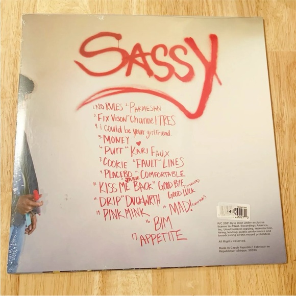 Kyle Dion “Sassy” UO Exclusive Limited Edition Blue Marble vinyl LP - Picture 3 of 4
